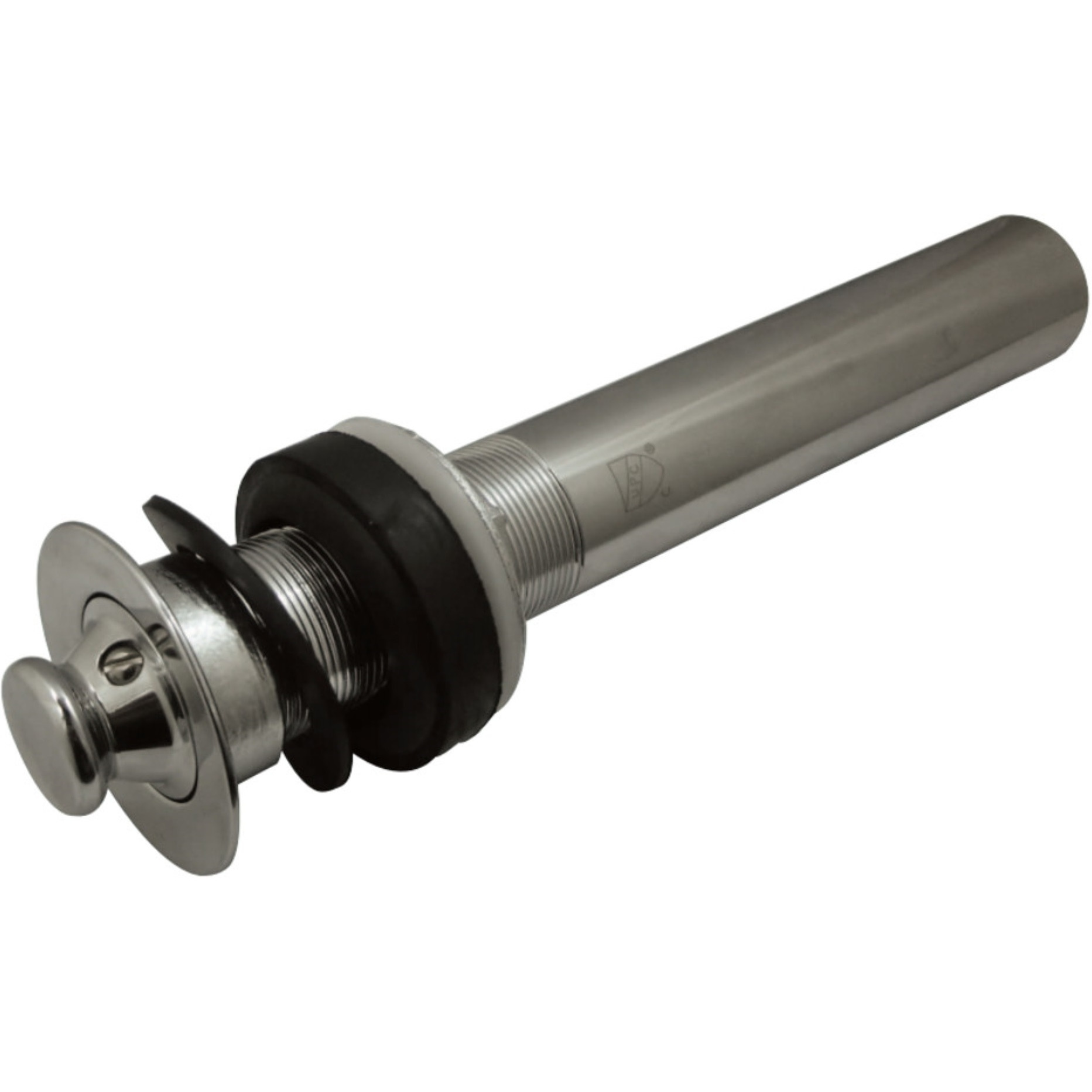 Kingston Brass EV3001 Lift and Turn Sink Drain without Overflow, 17 Gauge, Polished Chrome
