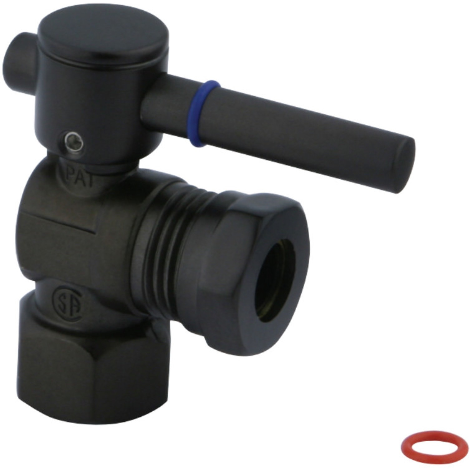 Fauceture CC44105DL 1/2" IPS, 1/2" or 7/16" Slip Joint Angle Valve, Oil Rubbed Bronze