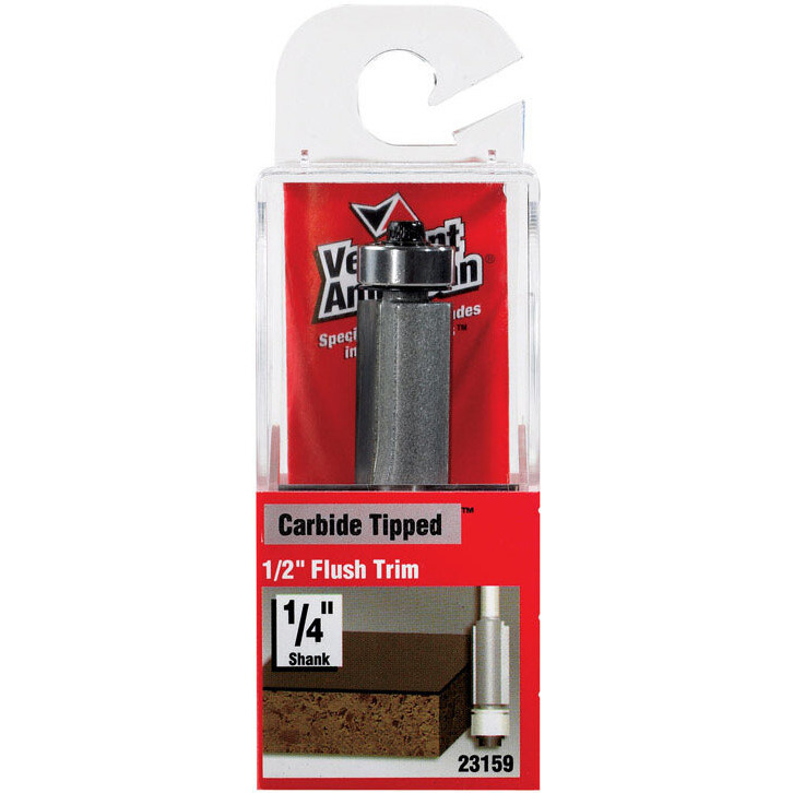 ROUTER BIT 1/2" FLUSH (Pack of 1)