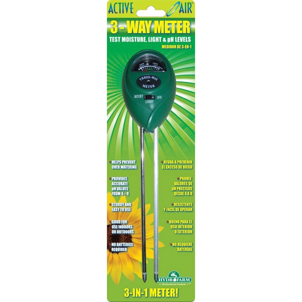 MOIST LGT PH 3-WAY METER (Pack of 1)