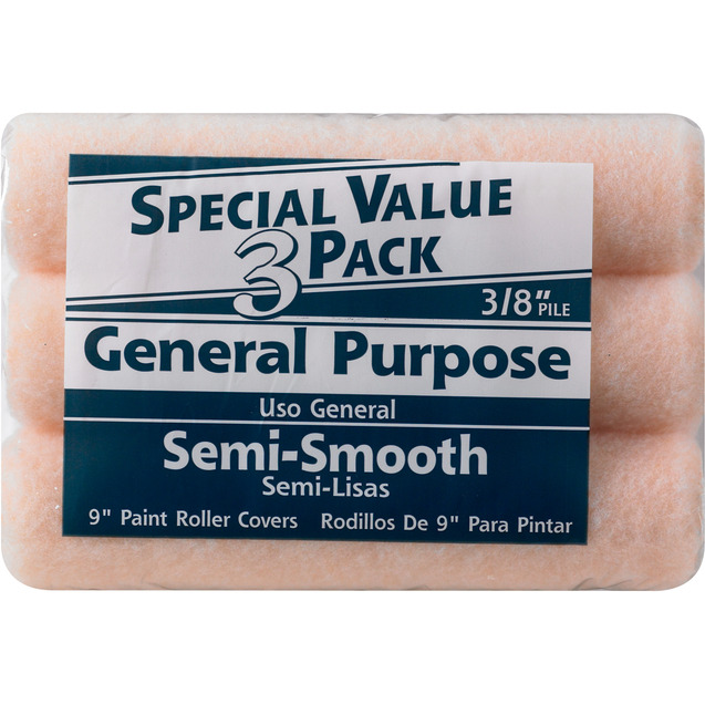 ROLLER CVR POLY3/8X9 (Pack of 1)