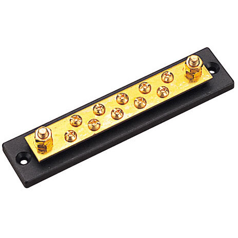 BAKELITE BUSS BAR - 10 GANG