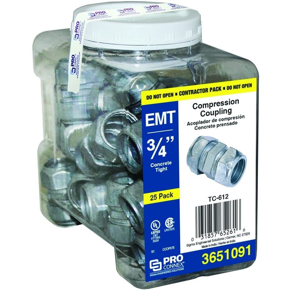 3/4" EMT CMPRS CPLNG (Pack of 1)