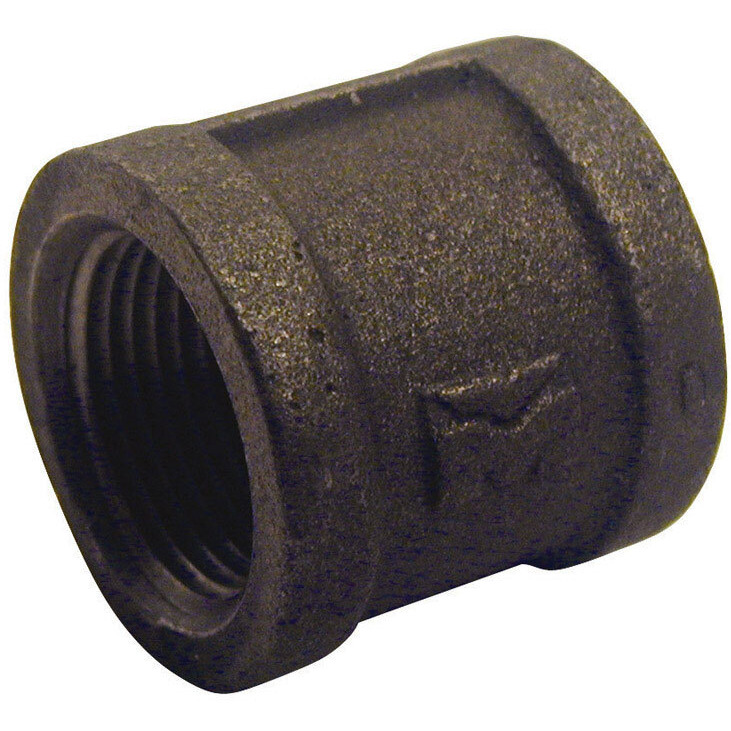 COUPLING 1-1/2" BLACK (Pack of 1)