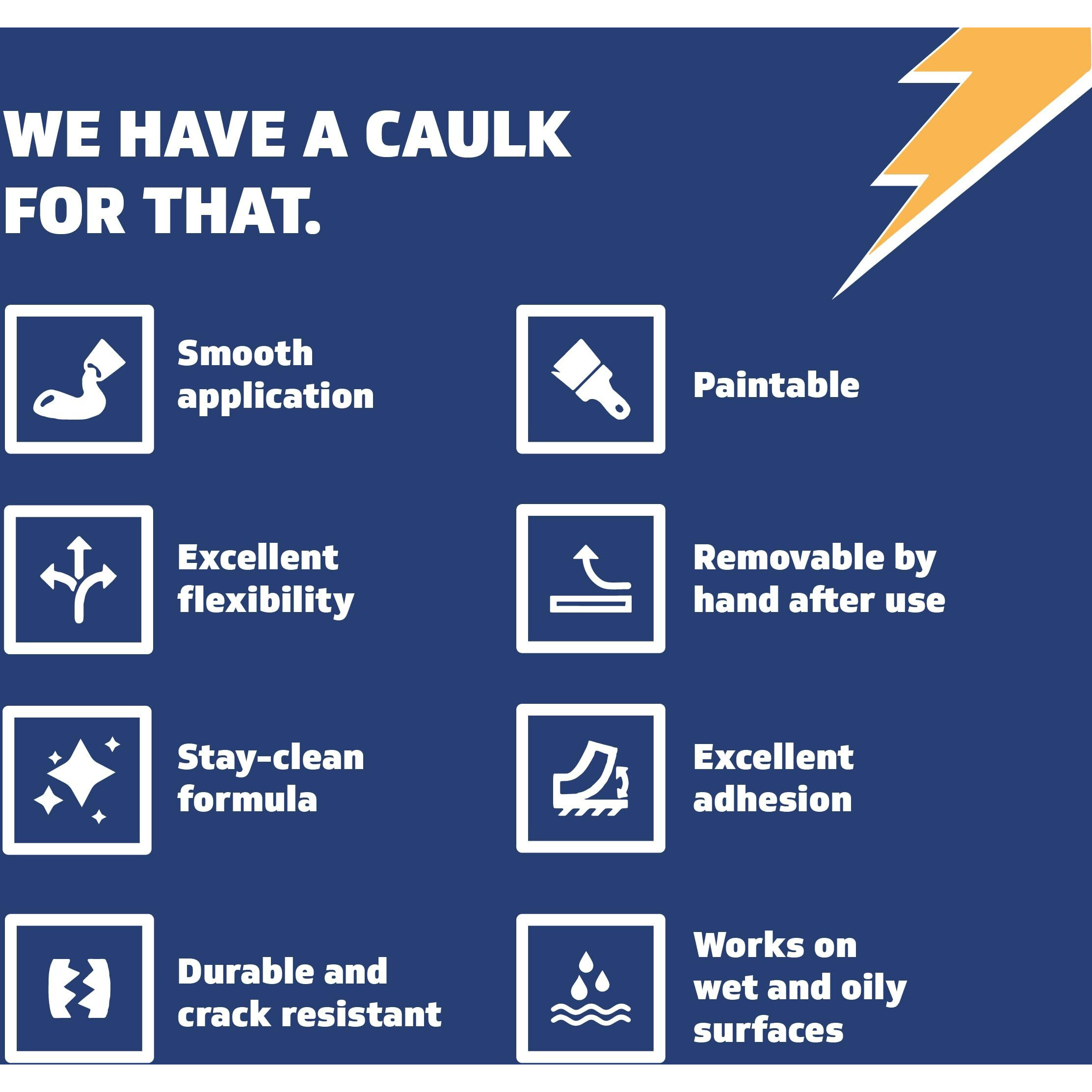 CAULK WL 3006AF WHT10OZ (Pack of 12)