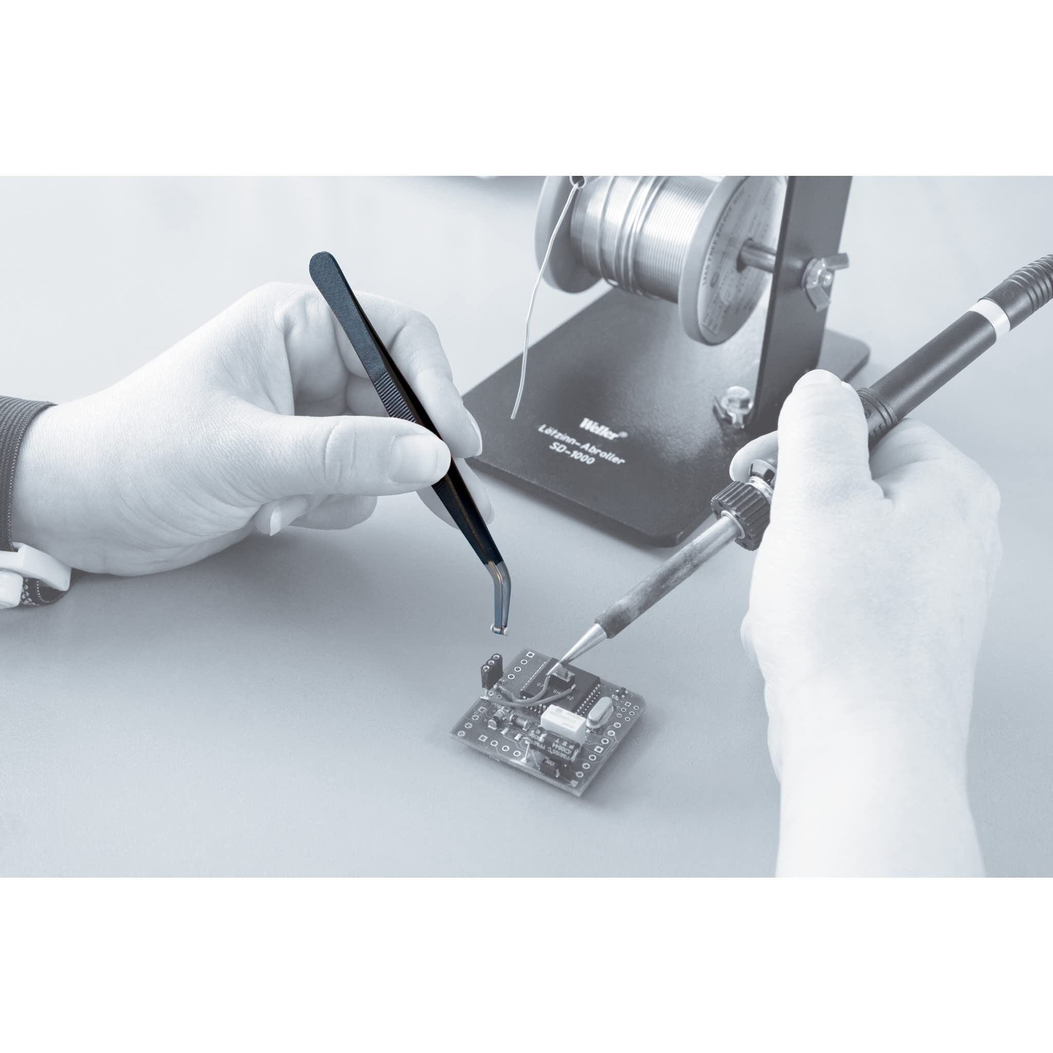 Wiha ESD Safe Tweezers 5 SA Extra Fine Tapered 110mm