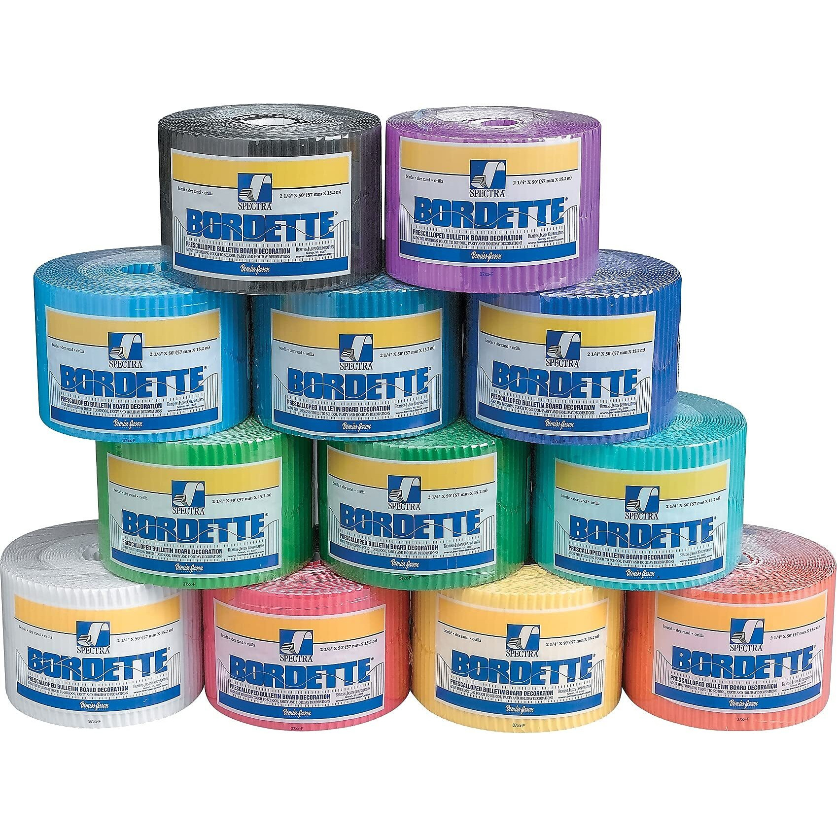 BORDETTE 2 1/4 X 50FT CANARY
