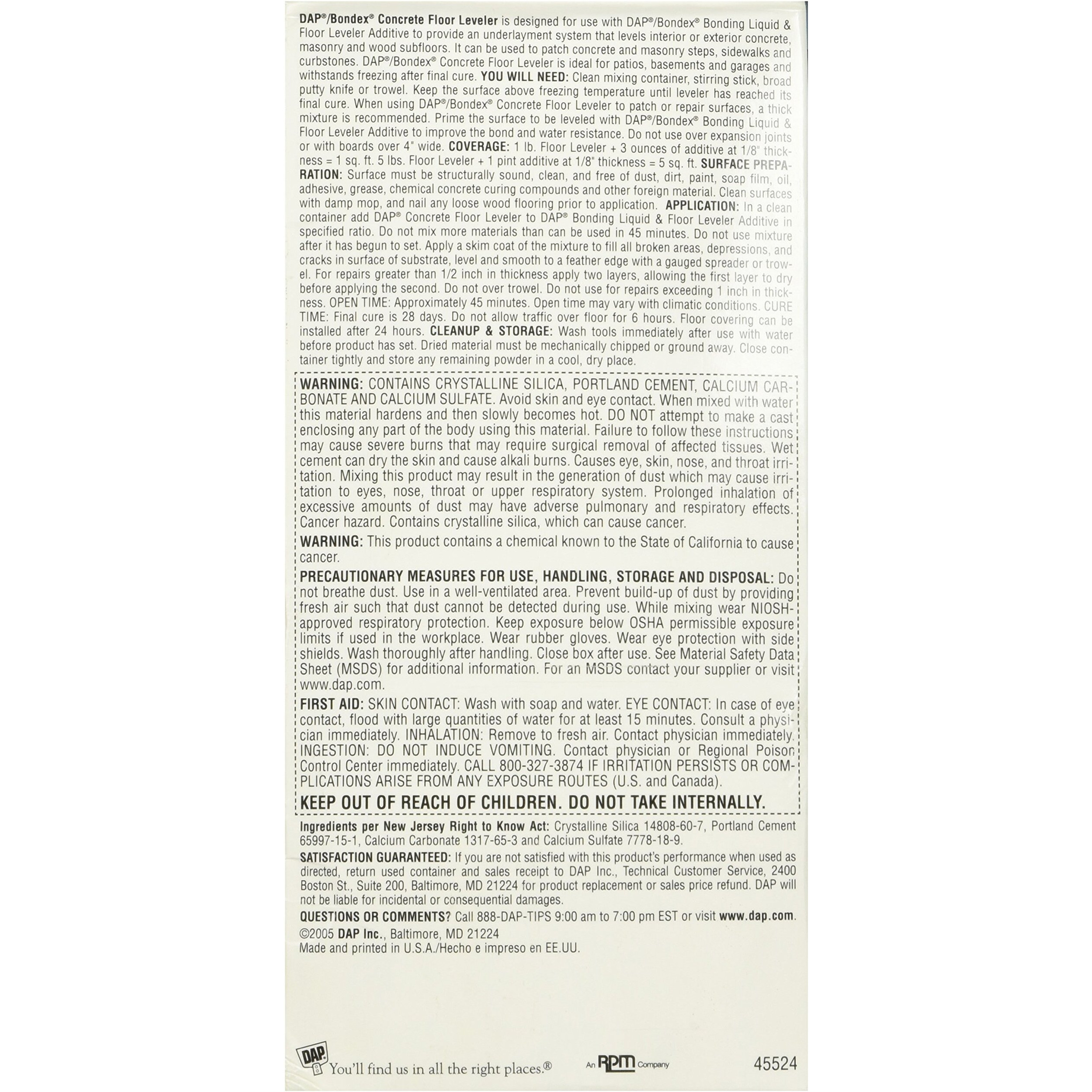 LEVELR&PATCH FLR CNCRT5 (Pack of 1)