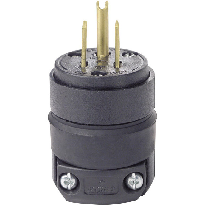 PLUG RUBBER 5-15P 15A (Pack of 1)