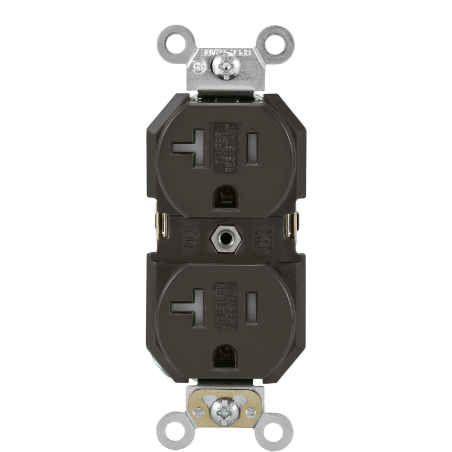 OUTLET BROWN 5-20R 125V (Pack of 1)