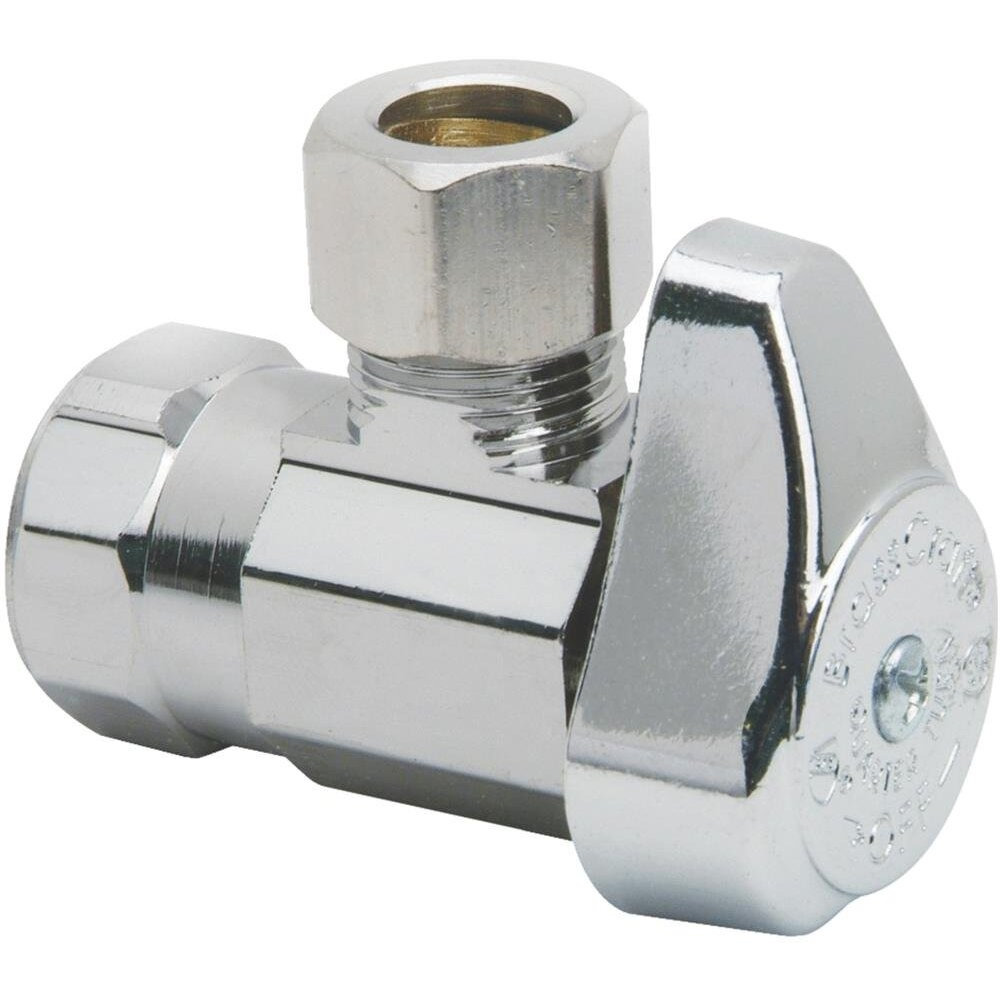 STOP VALVE ANGLE 1/2X3/8 (Pack of 1)