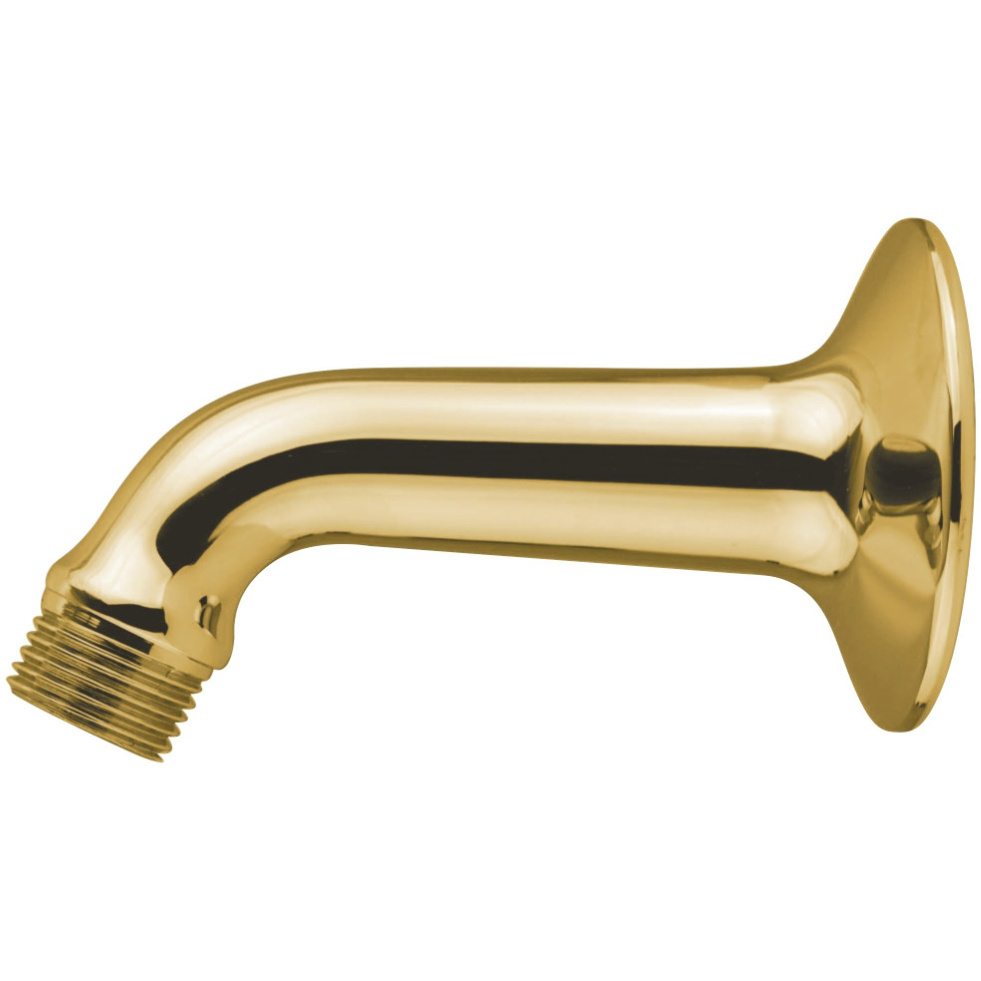 Kingston Brass K150C2 Plumbing Parts Shower Arm, Polished Brass