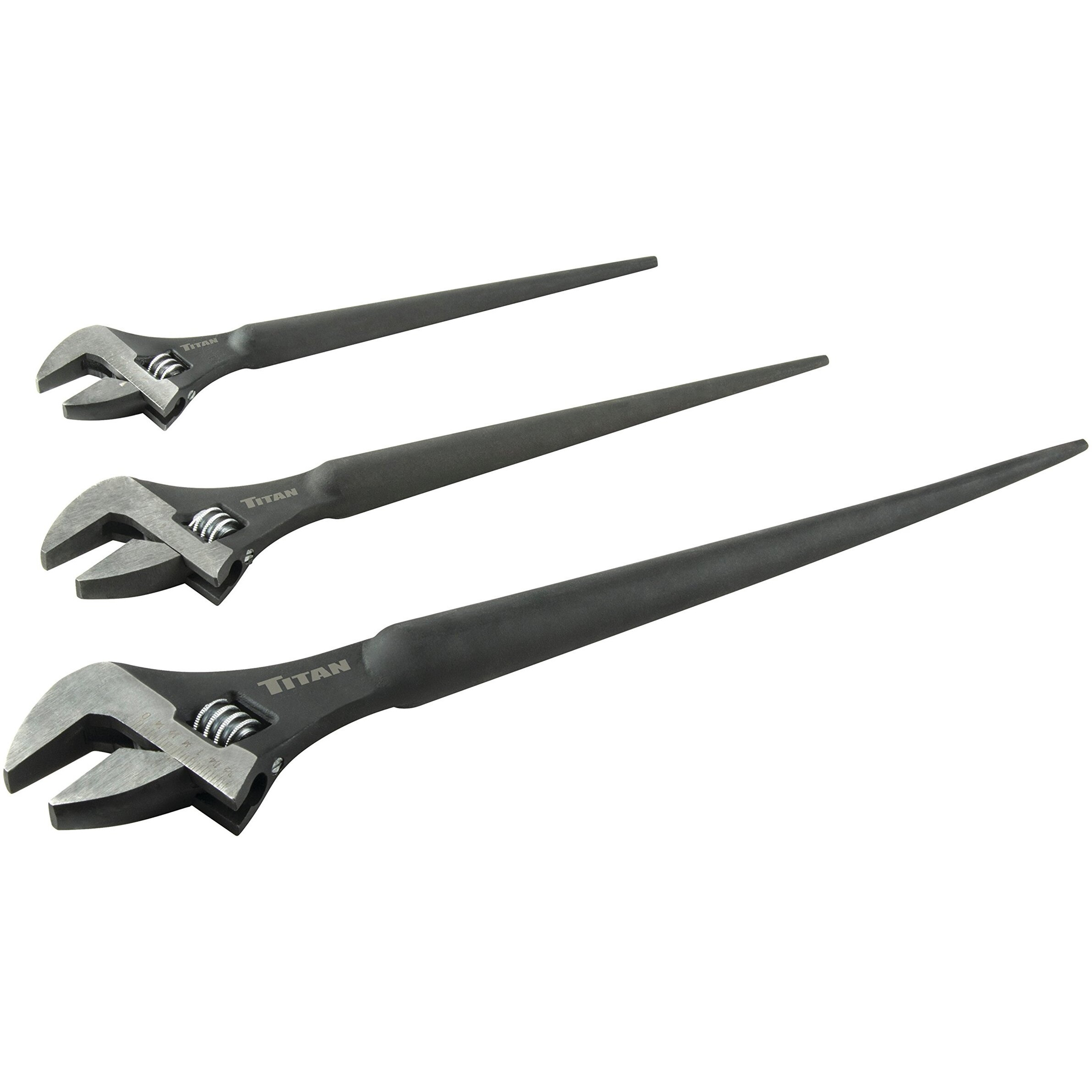 Titan Tool 3 pc Adjustable Construction Wrench Set