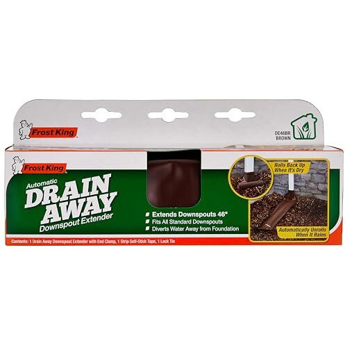 DRAIN AWAY ATUO 4' BRWN (Pack of 1)