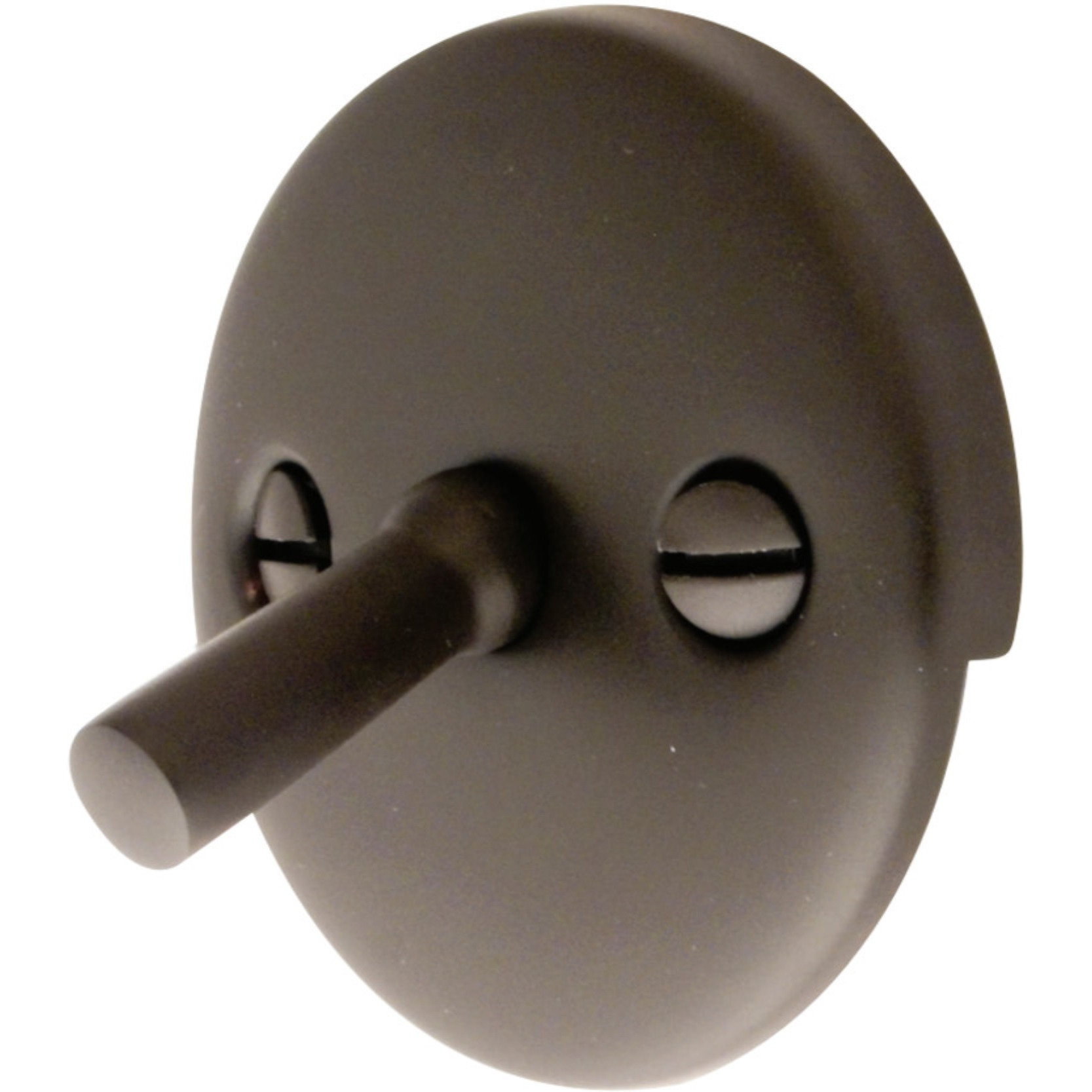 Kingston Brass DTL105 Round Overflow Plate with Trip Lever Drain, Oil Rubbed Bronze