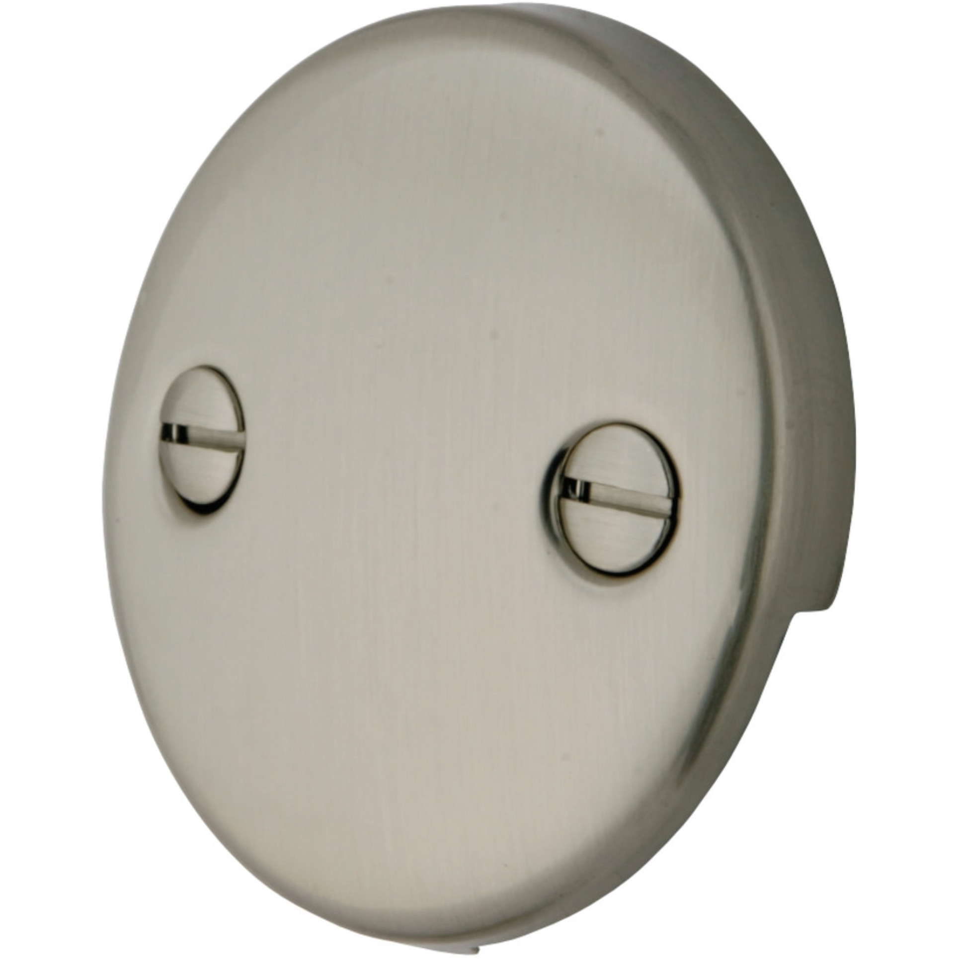 Kingston Brass DTT108 Bath Tub Overflow Plate, Brushed Nickel