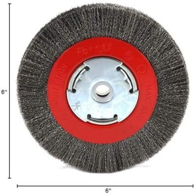 FINE WIRE WHEEL 6" (Pack of 1)