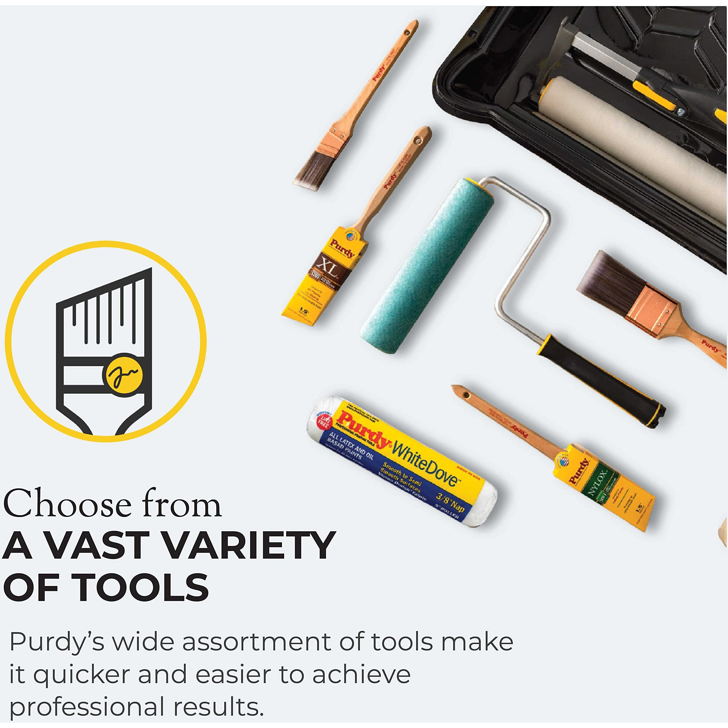 PAINT BRUSH WHTBRSTL 2" (Pack of 1)