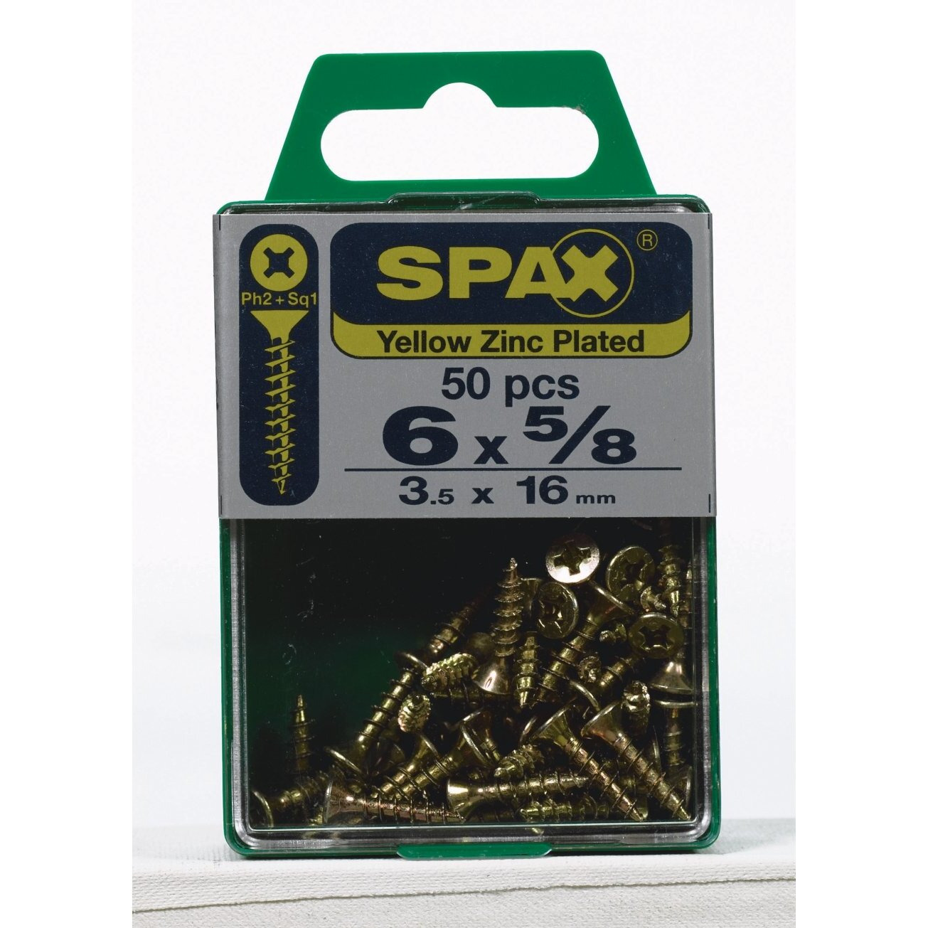 SCRW SPAX FH 6X5/8ZNBX50 (Pack of 1)