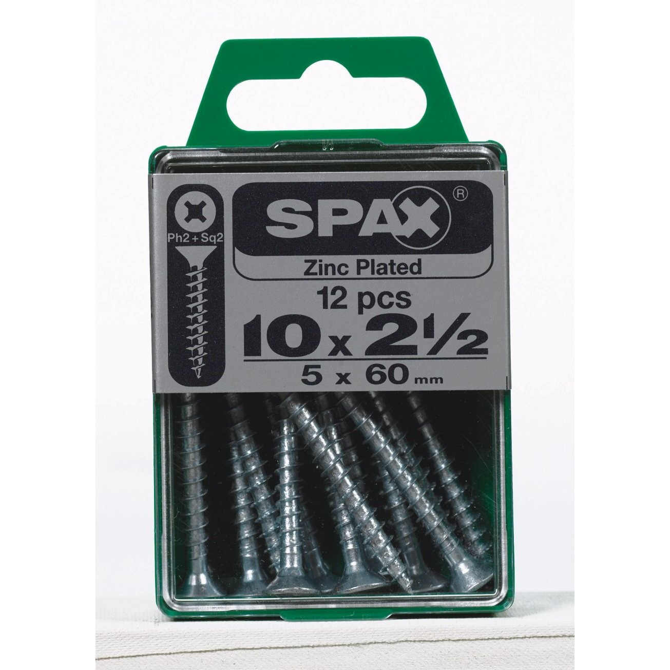 SCRW SPAX FH10X2.5ZNBX12 (Pack of 1)