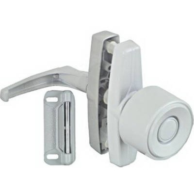 UNIVERSAL KNOB LATCH WHT (Pack of 1)