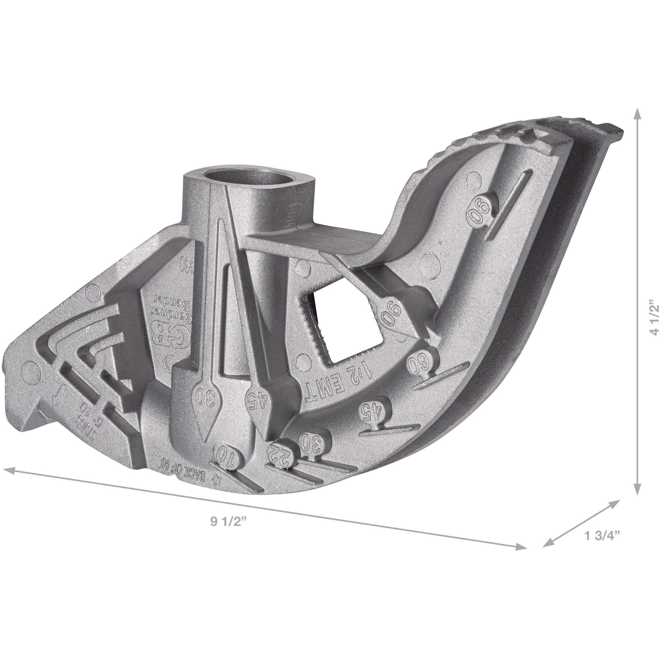 ALUM HAND BENDER 1/2"(Pack of 1)