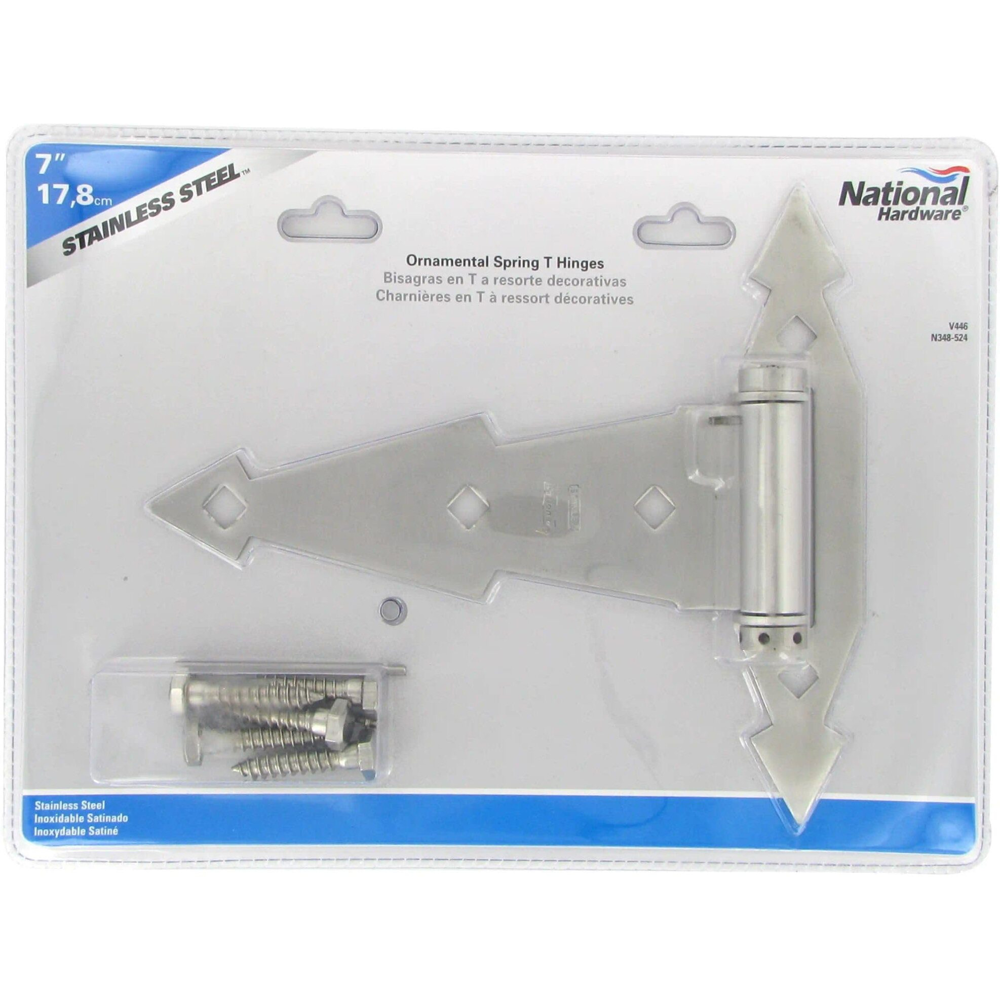 T-HINGE ORNAMENTL 7&quotL SS (Pack of 1)