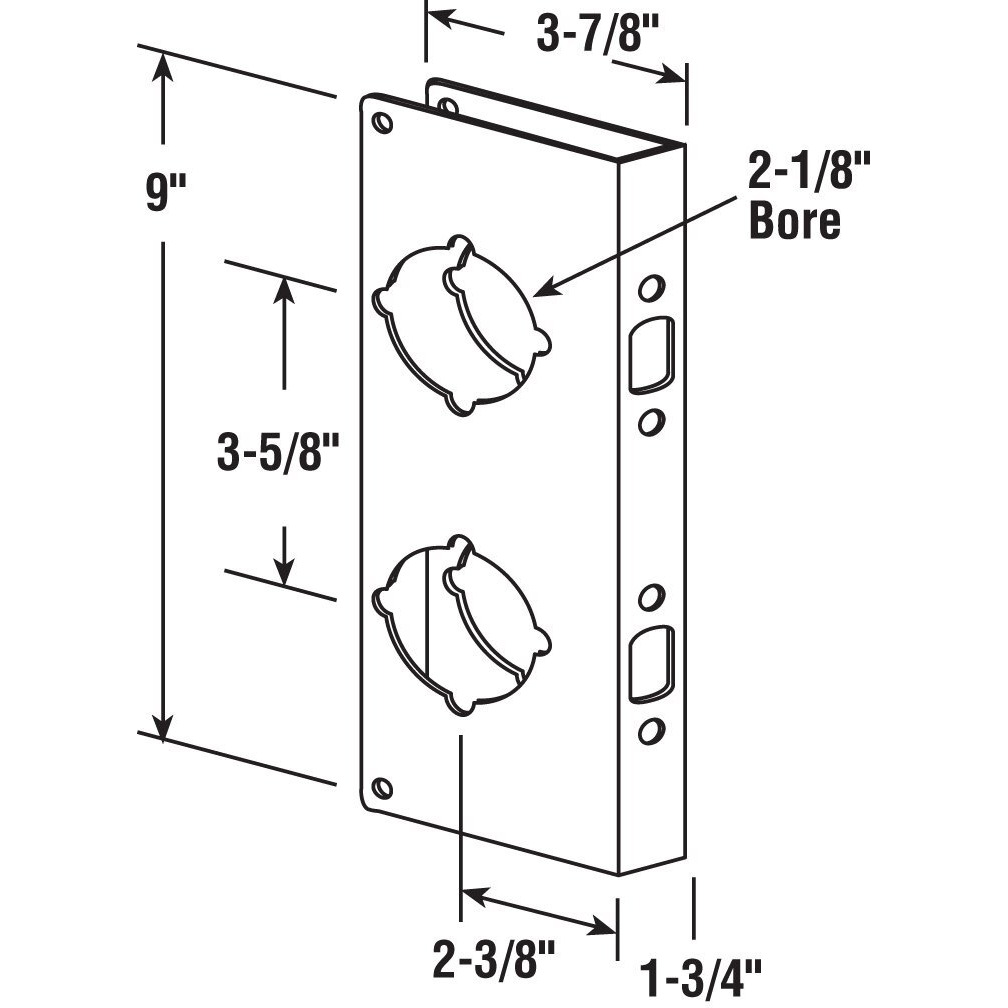DOOR REINFORCR BRS 9560 (Pack of 1)