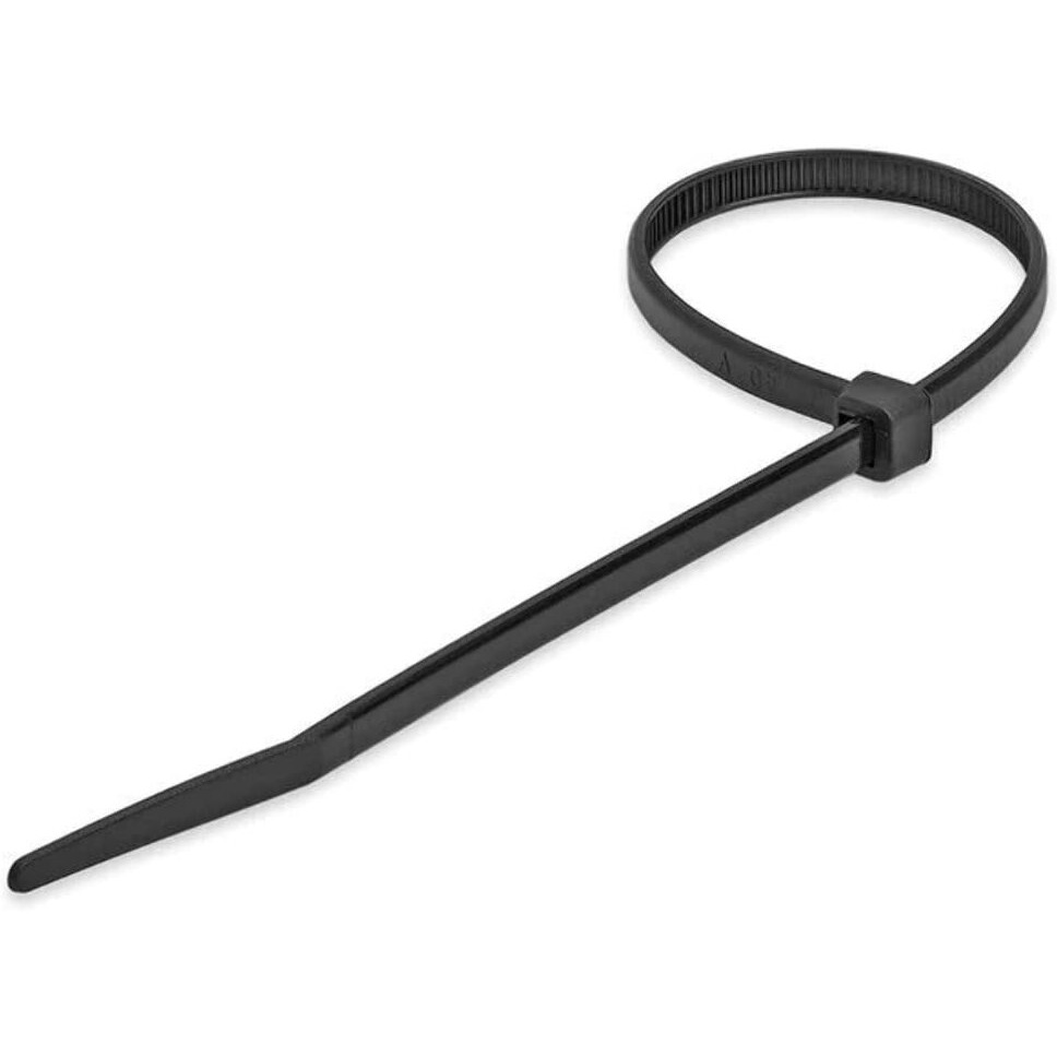 8inch 40-lbs Cable Tie, Pack of 100 - Black