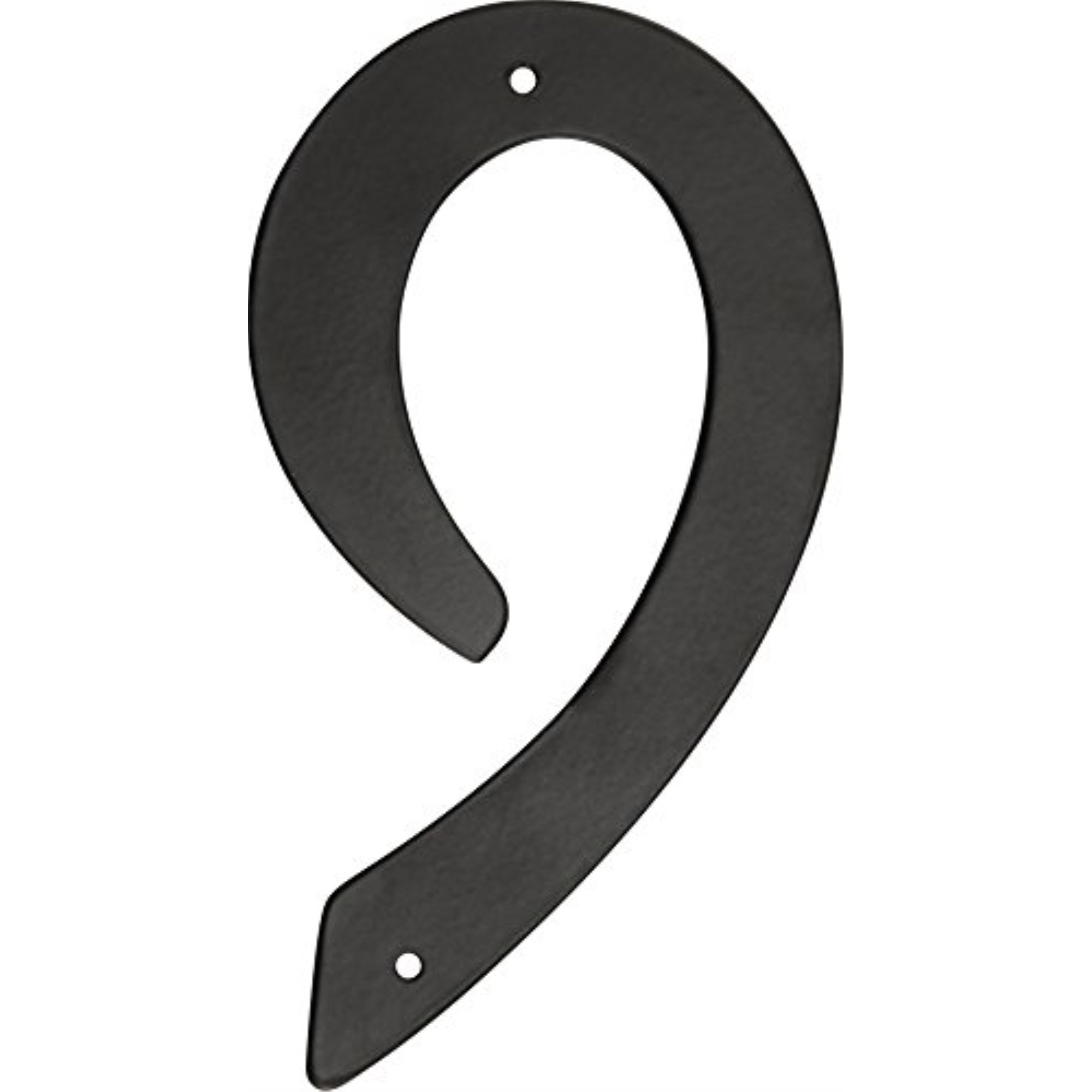 5028242 4"" BLK 9 NAILON 1PC Hillman 4 in. Black Aluminum Nail-On Number 9 1 pc (Pack of 3)