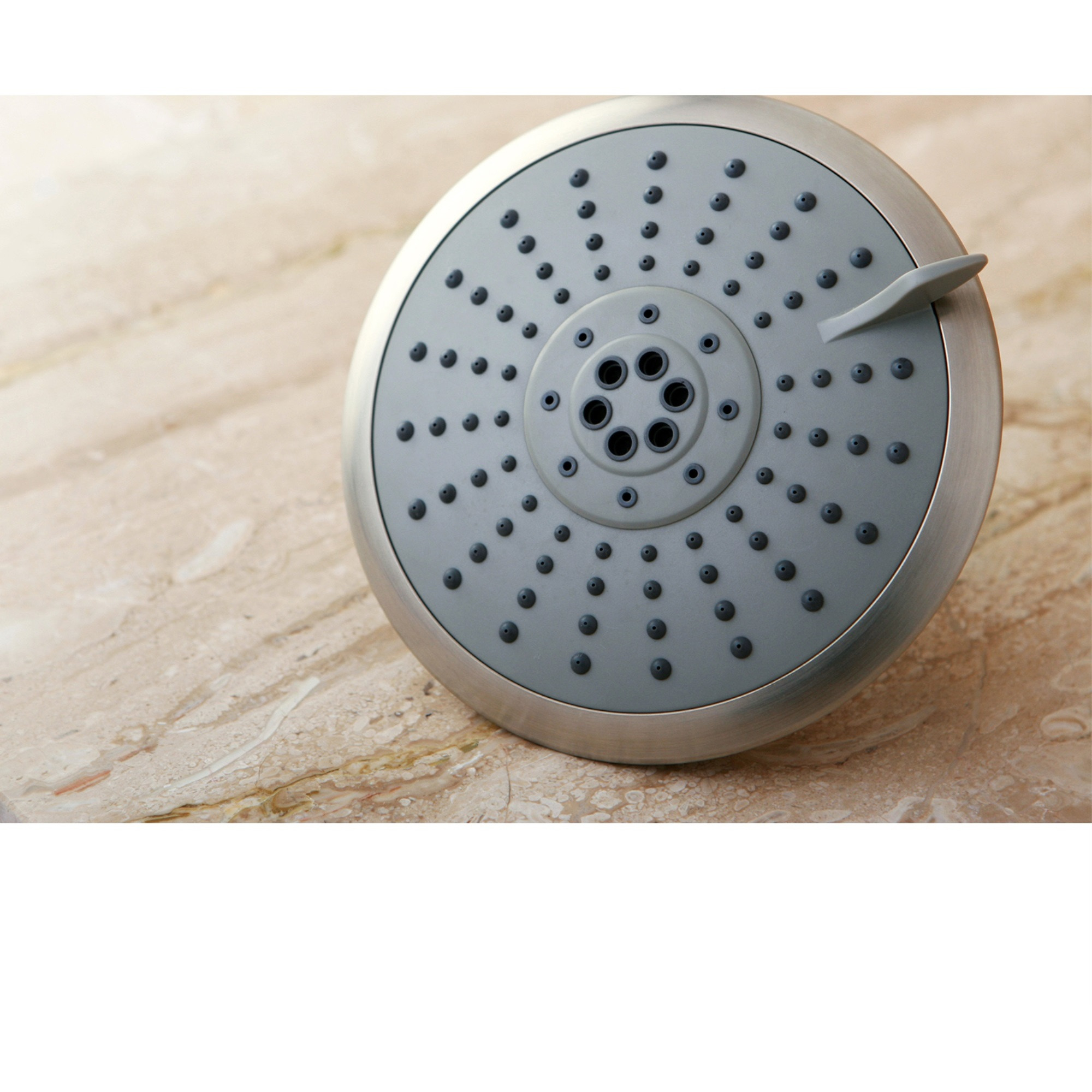 Kingston Brass KX258 5 Setting Adjustable Showerhead, Brushed Nickel