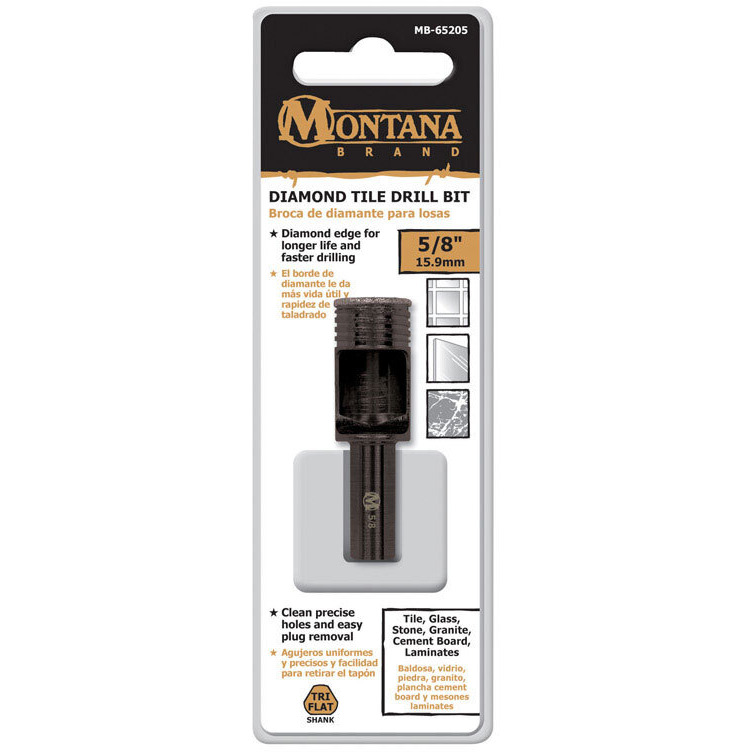 TILE DRILL BIT 5/8" DIAM (Pack of 1)