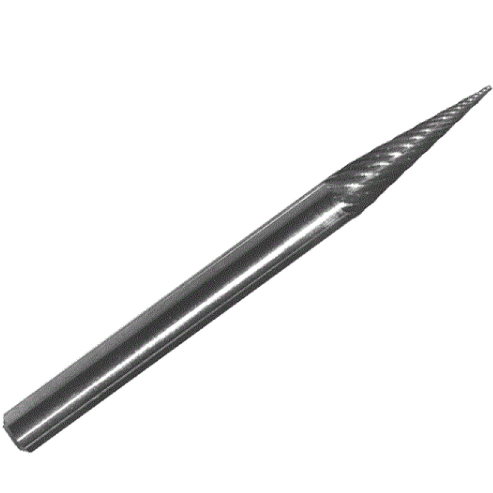SM53 3/16" X 1/2" Cone Pointed End Carbide Burr 1/8" Shank, DULSM53