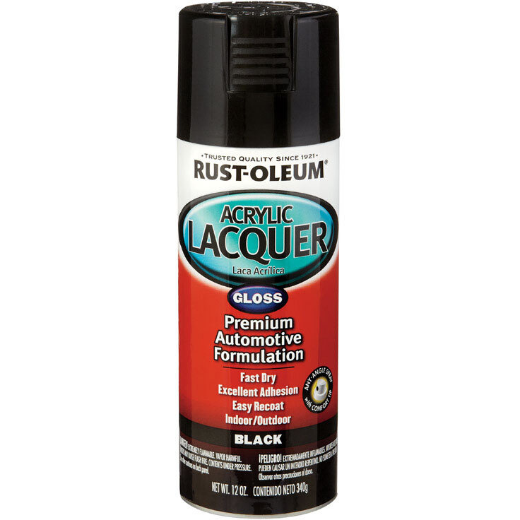 SPRYPNT AUTO LACQR BLACK (Pack of 1)