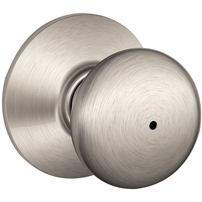 PRIVACY KNOB PLYMTH SN (Pack of 1)