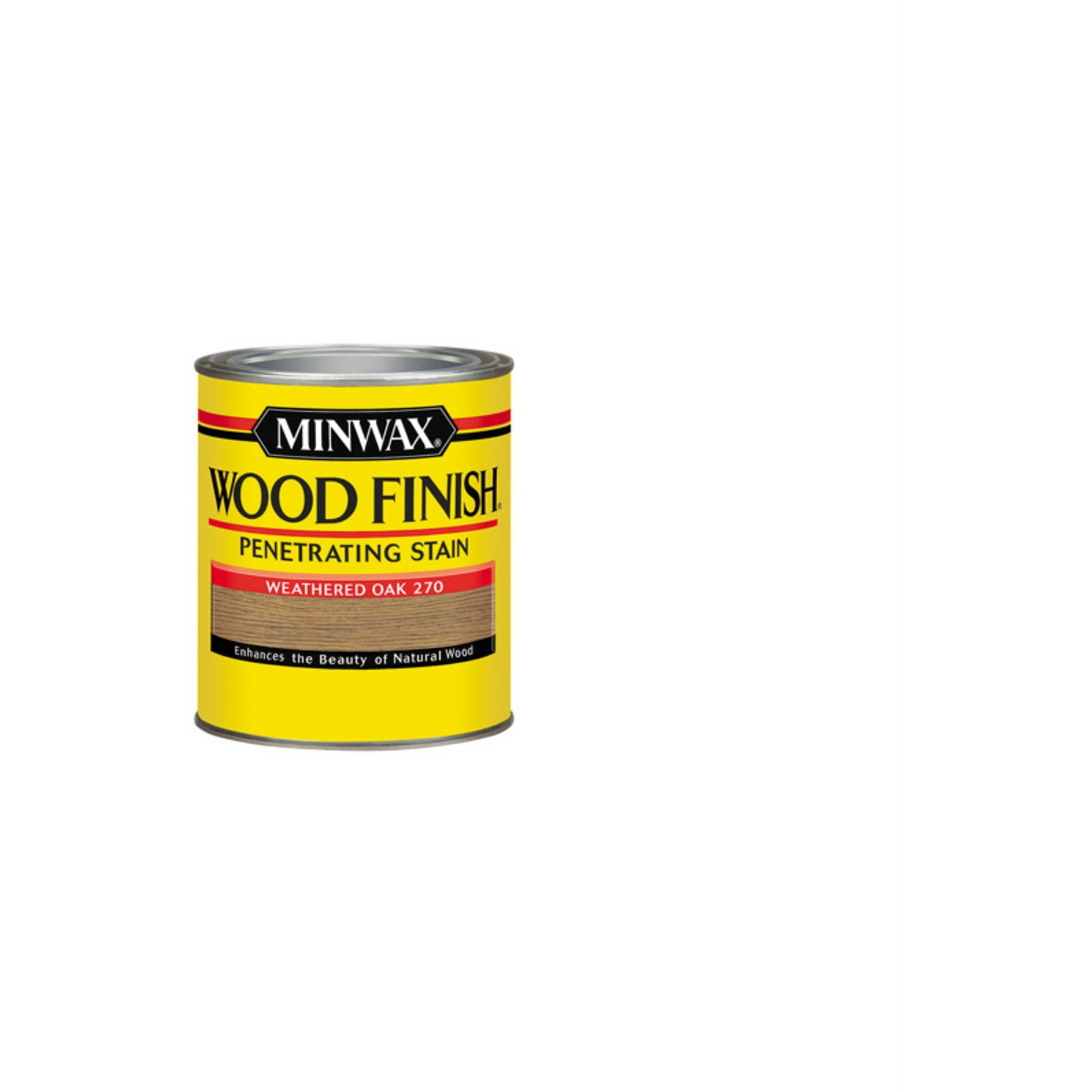 STAIN MINWX8OZ WTHRD OAK (Pack of 1)