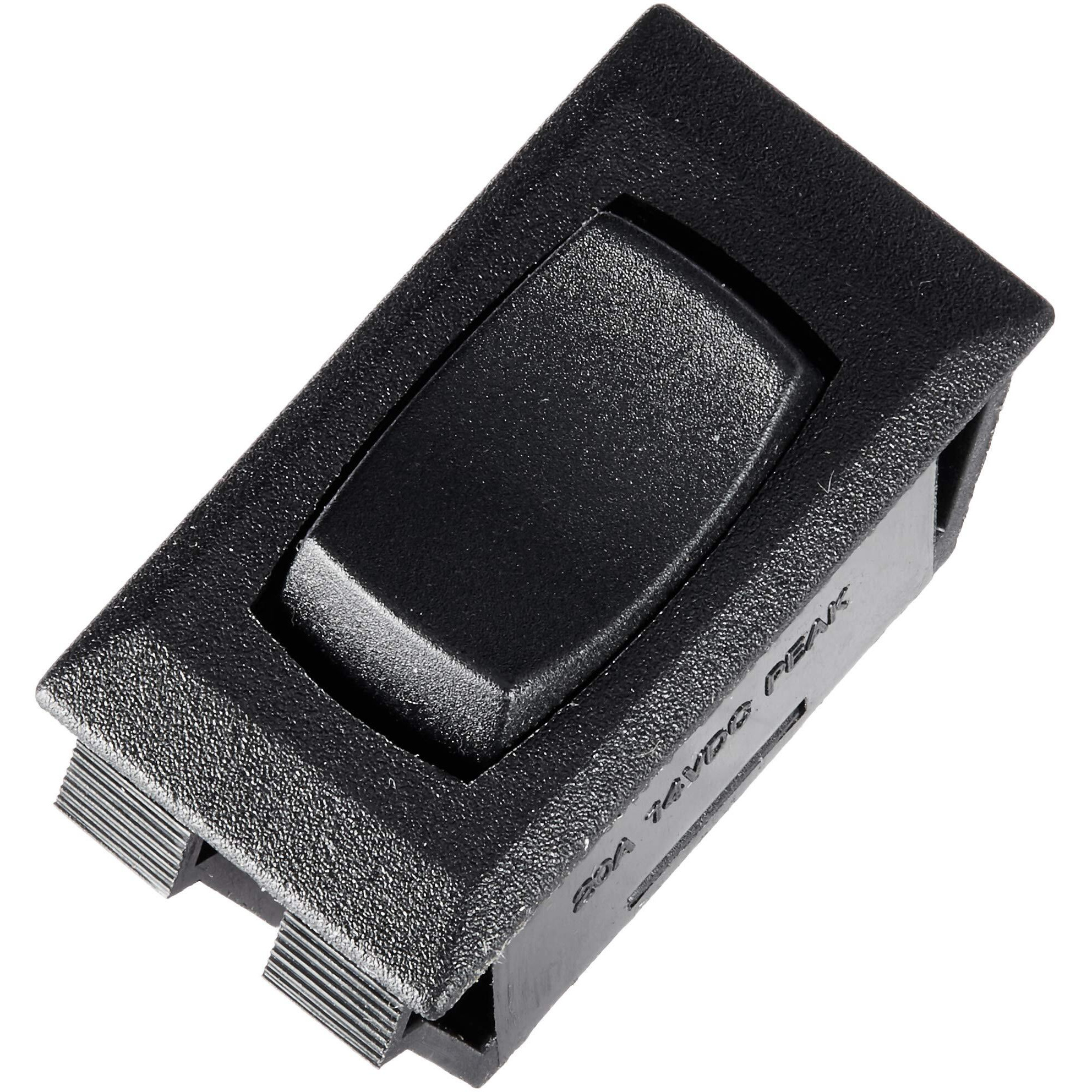 12V MOMENTARY ON BLACK