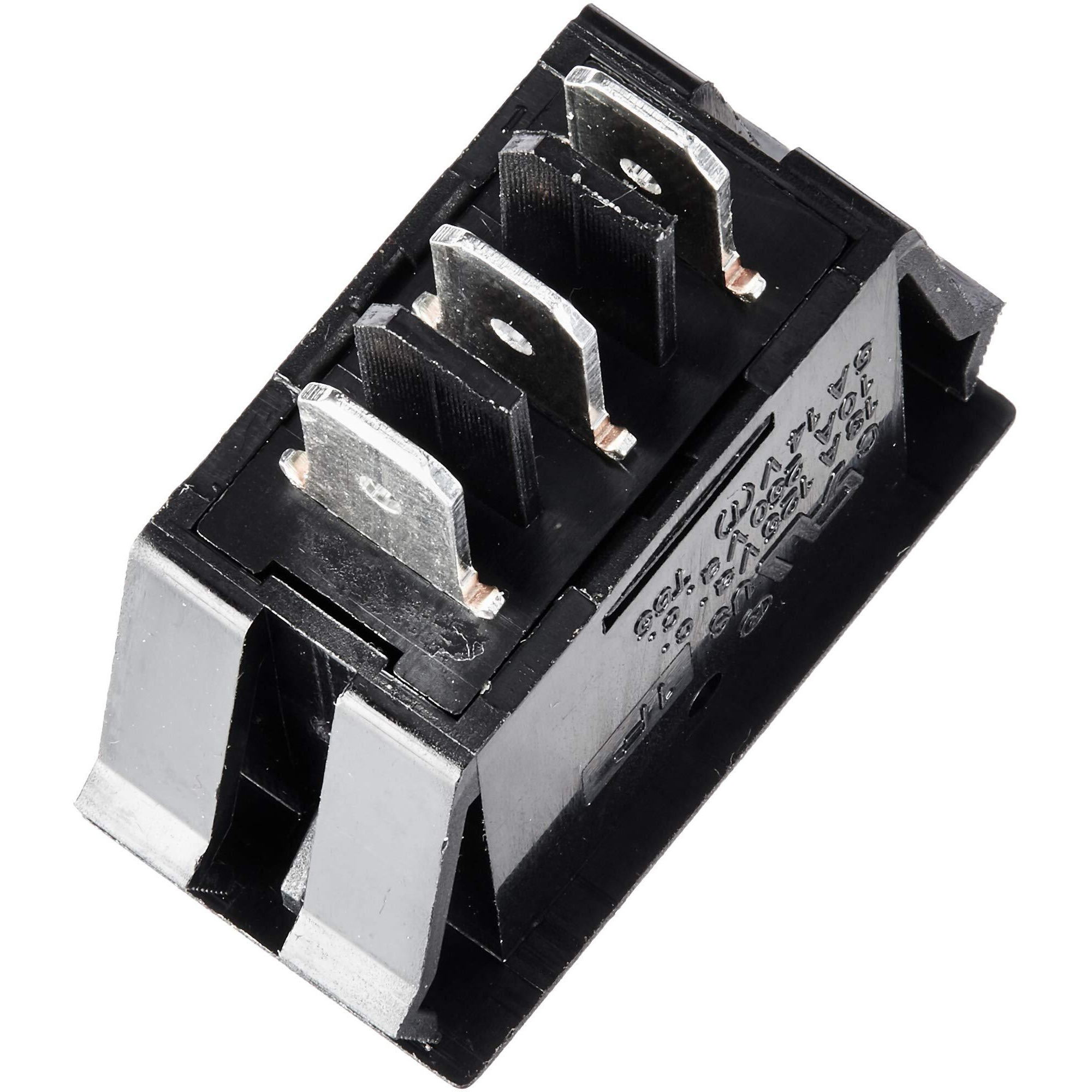 12V MOMENTARY ON BLACK