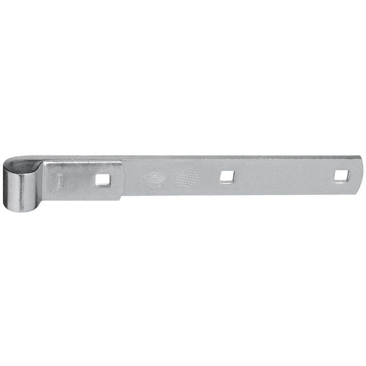 HINGE STRAP ZINC PLT 10" (Pack of 1)
