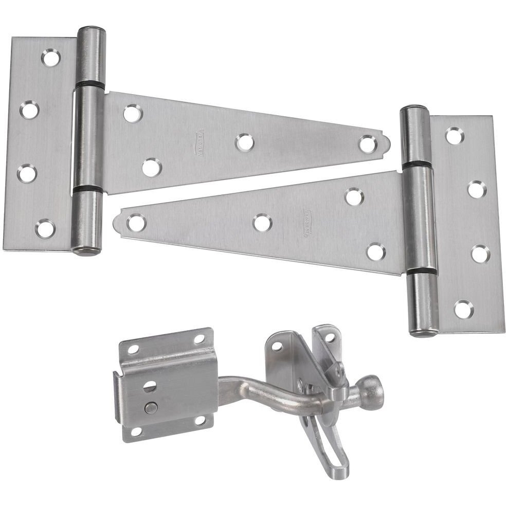 GATE HDWE KIT SS 6&quot2 HNG (Pack of 1)