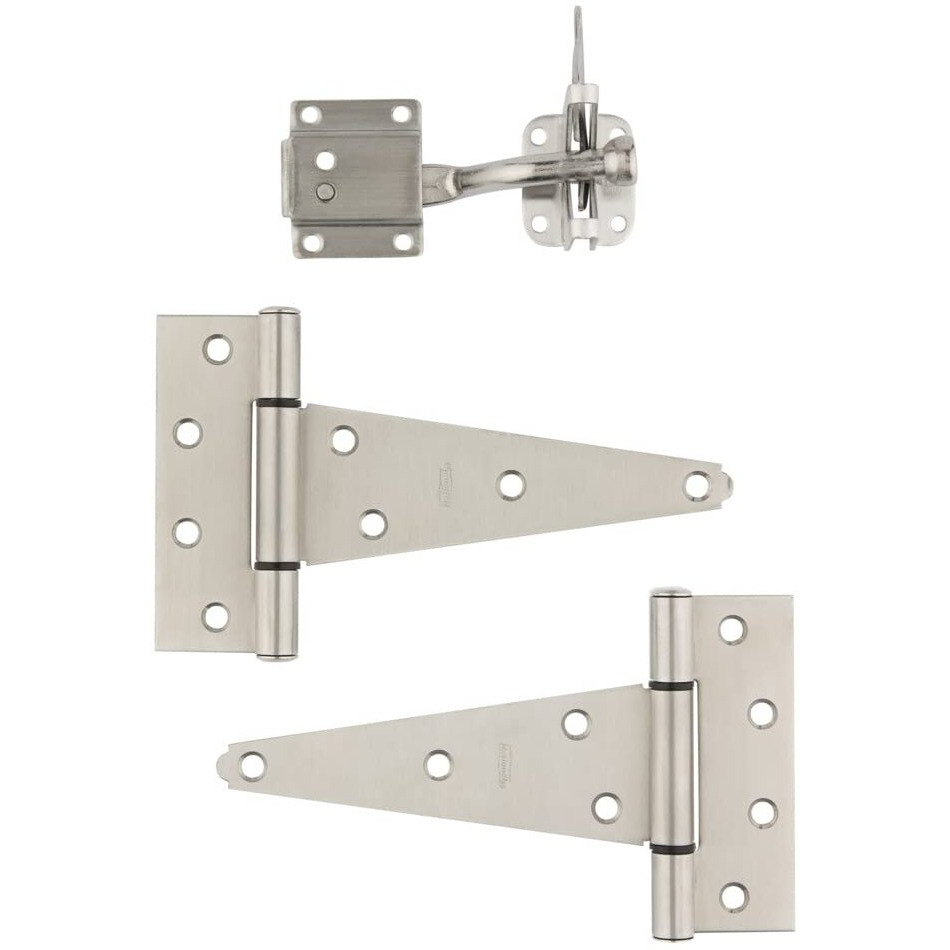 GATE HDWE KIT SS 6&quot2 HNG (Pack of 1)
