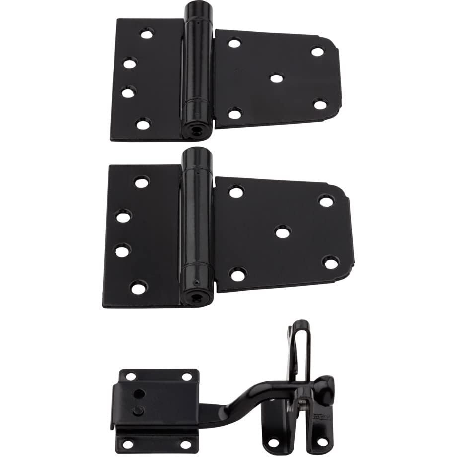 GATE HDWR BLK SELF CLOSE (Pack of 1)