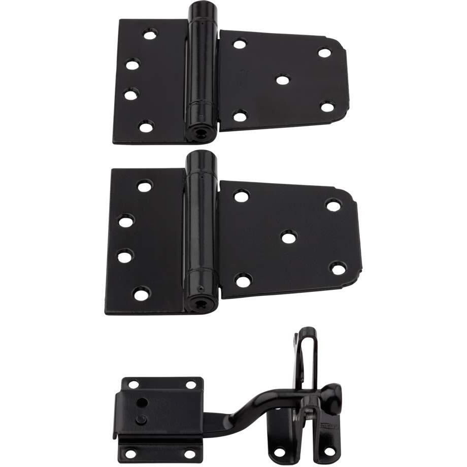 GATE HDWR BLK SELF CLOSE (Pack of 1)