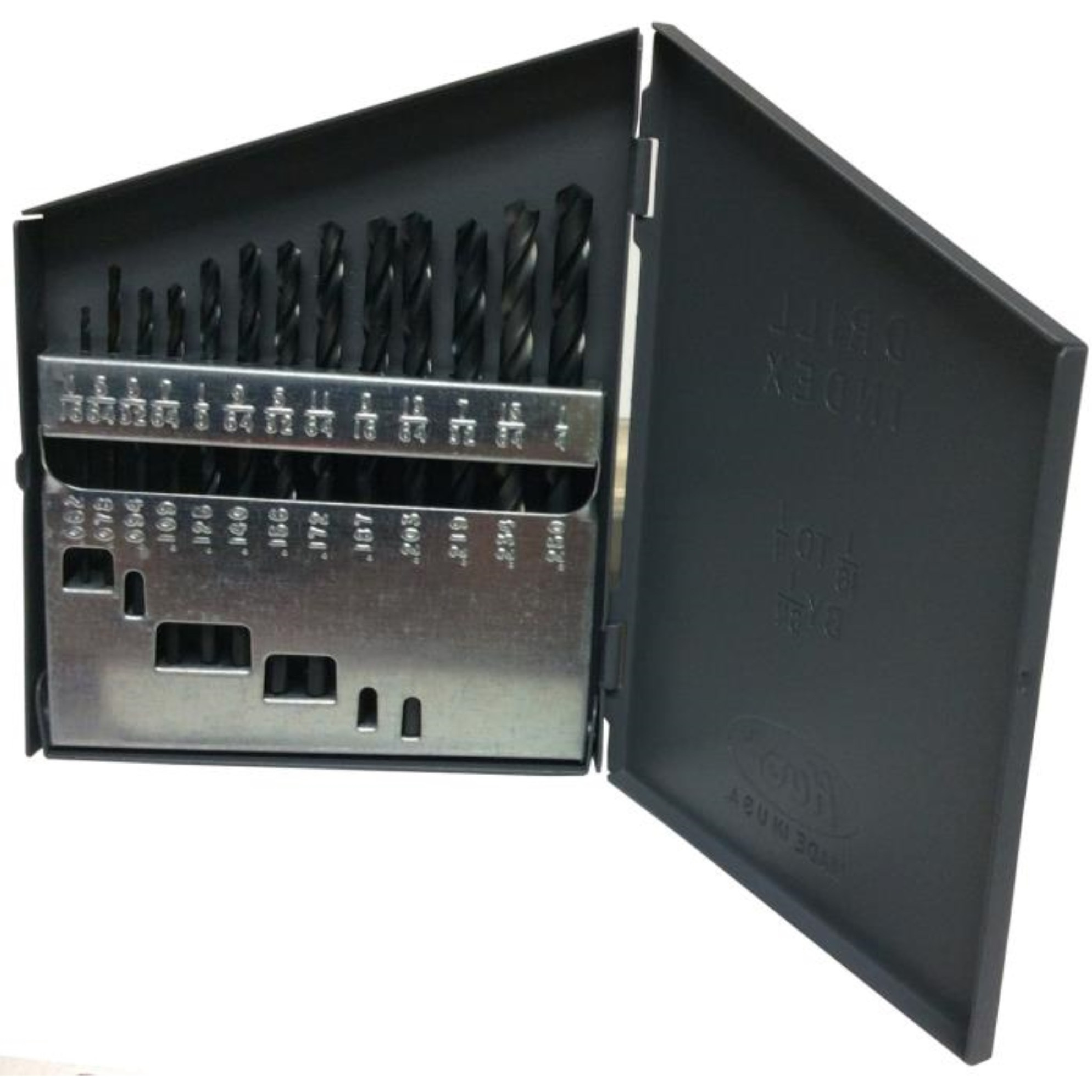 1/16 - 1/4 HSS Split Point Jobber Drill Bit Set, 13 Pieces (1/16 Increments), Drill America, D/A13J-SP-SET