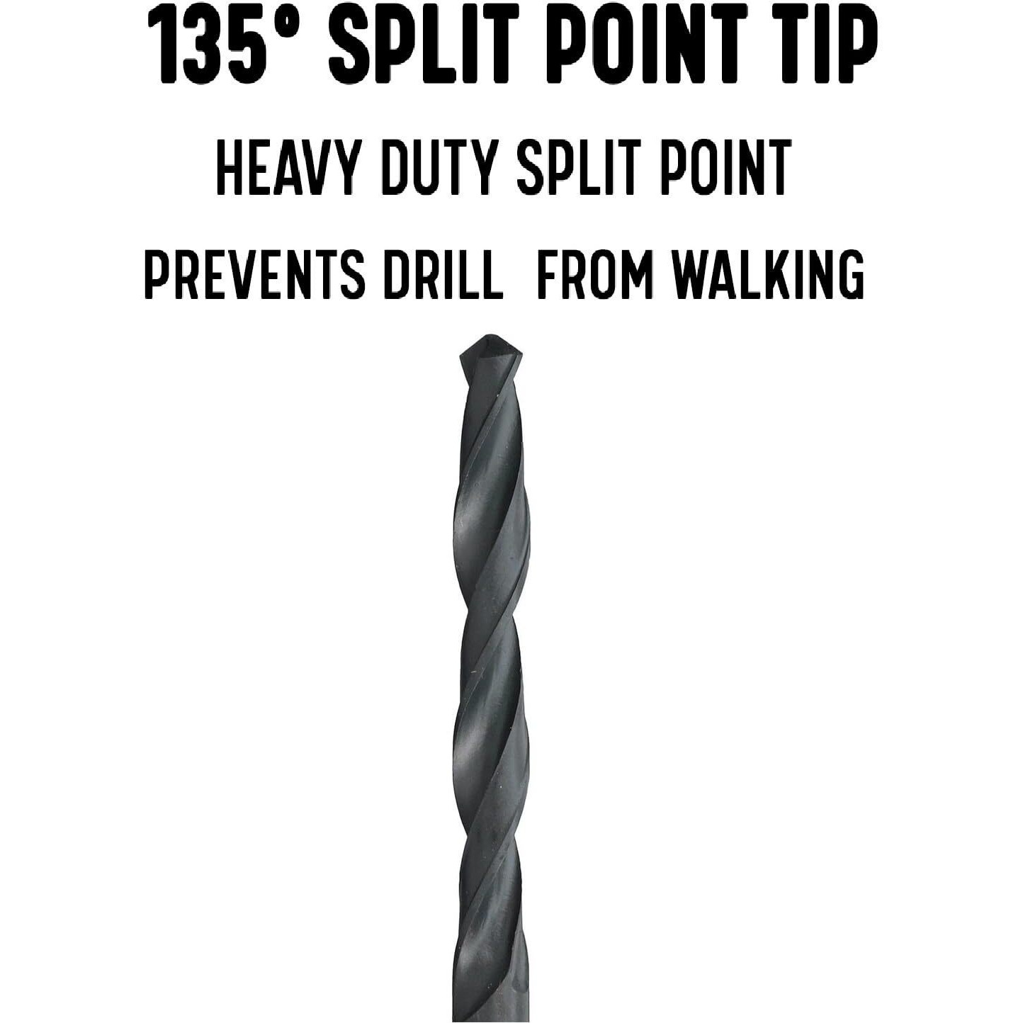 1/2" x 12" HSS Aircraft Extension Drill Bit, Qualtech, DWDA/CX121/2