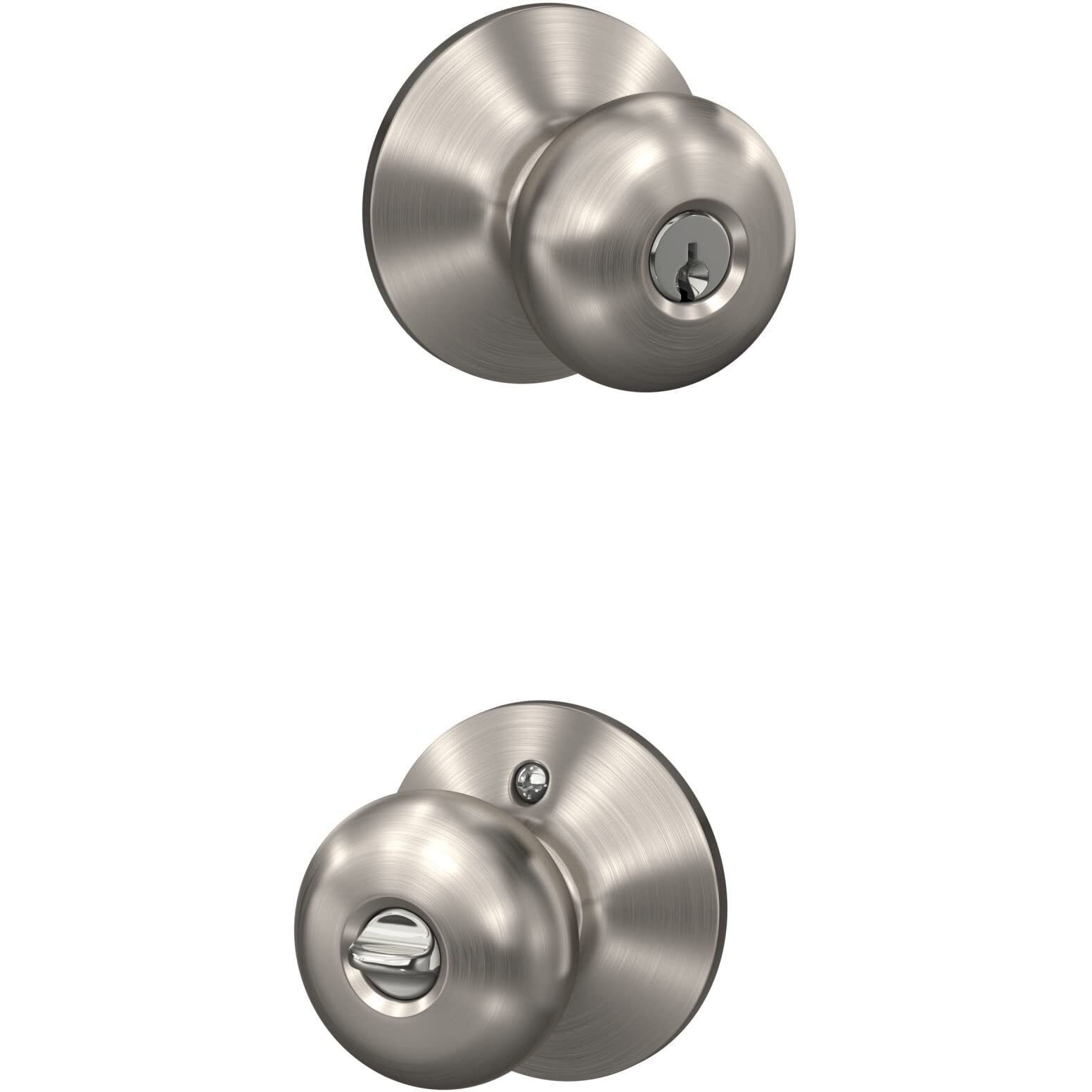 ENTRY KNOBS SATIN NICKEL (Pack of 1)