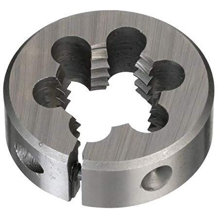 5-40 13/16" OD HSS Left Hand Round Adjustable Die, DWTH1316-540LH