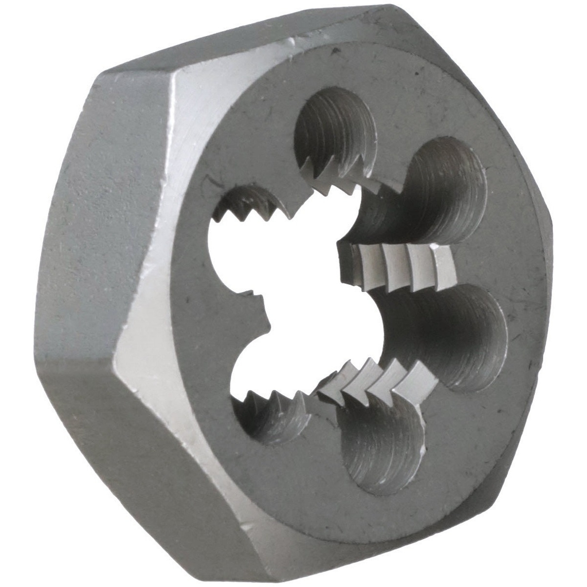 3/4"-16 Carbon Steel Left Hand Hex Die, DWTHX3416LH