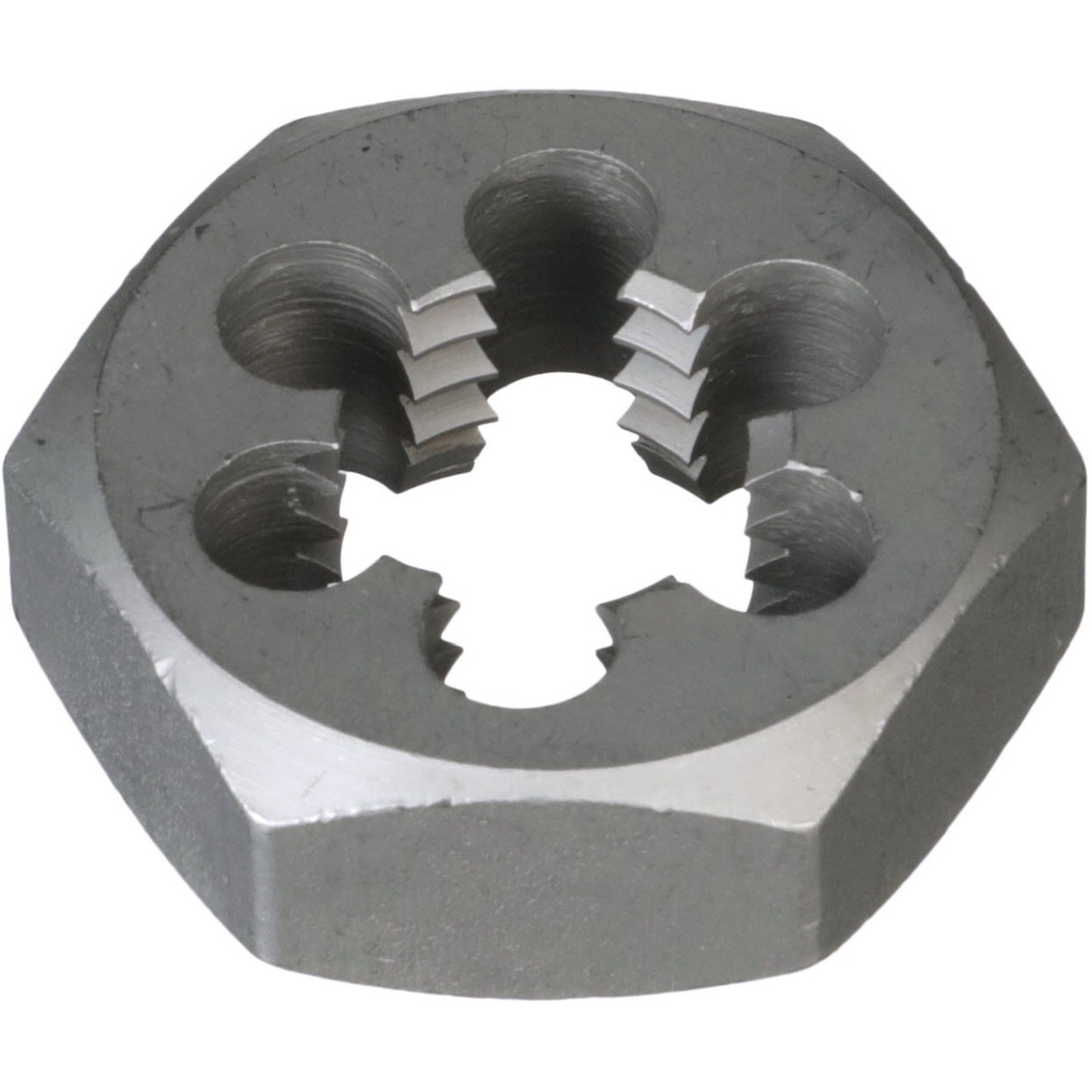 3/4"-16 Carbon Steel Left Hand Hex Die, DWTHX3416LH