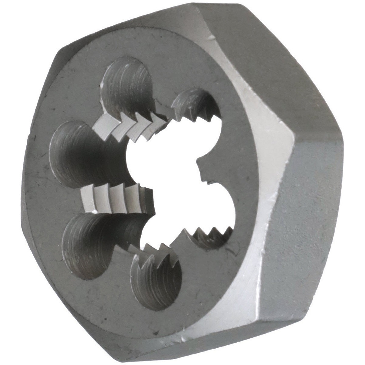 3/4"-16 Carbon Steel Left Hand Hex Die, DWTHX3416LH